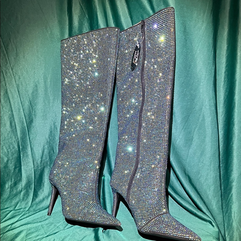 INC International Concepts Glittering Heeled Boots